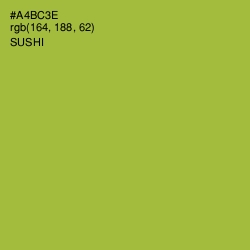 #A4BC3E - Sushi Color Image