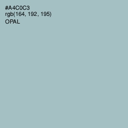 #A4C0C3 - Opal Color Image