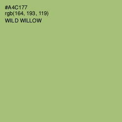 #A4C177 - Wild Willow Color Image