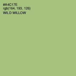 #A4C17E - Wild Willow Color Image