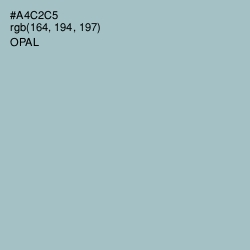 #A4C2C5 - Opal Color Image