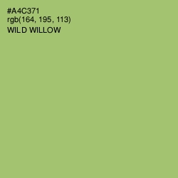 #A4C371 - Wild Willow Color Image
