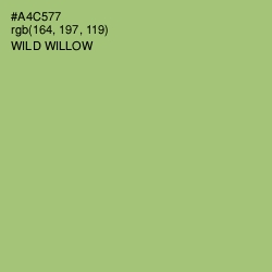 #A4C577 - Wild Willow Color Image