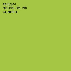 #A4C644 - Conifer Color Image