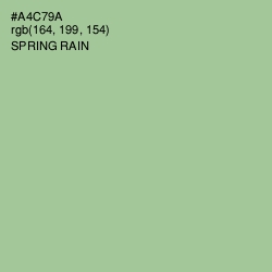 #A4C79A - Spring Rain Color Image