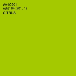 #A4C901 - Citrus Color Image