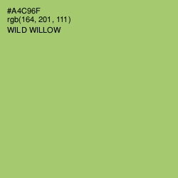 #A4C96F - Wild Willow Color Image