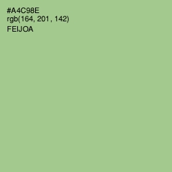 #A4C98E - Feijoa Color Image