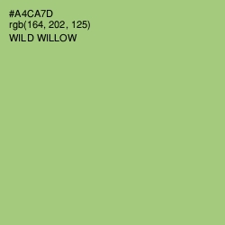 #A4CA7D - Wild Willow Color Image