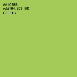 #A4CB58 - Celery Color Image