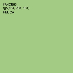 #A4CB83 - Feijoa Color Image