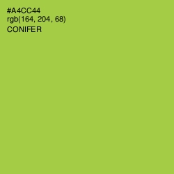 #A4CC44 - Conifer Color Image