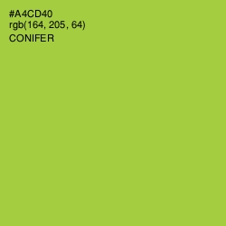 #A4CD40 - Conifer Color Image
