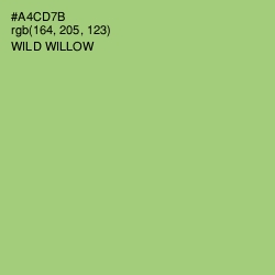 #A4CD7B - Wild Willow Color Image