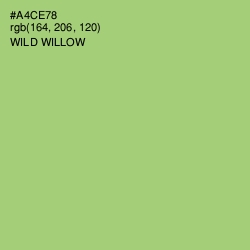 #A4CE78 - Wild Willow Color Image