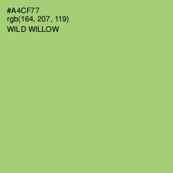 #A4CF77 - Wild Willow Color Image