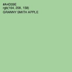 #A4D09E - Granny Smith Apple Color Image