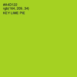 #A4D122 - Key Lime Pie Color Image