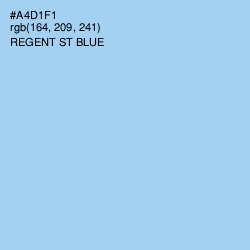 #A4D1F1 - Regent St Blue Color Image