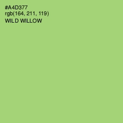 #A4D377 - Wild Willow Color Image