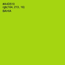 #A4D510 - Bahia Color Image