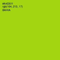 #A4D511 - Bahia Color Image