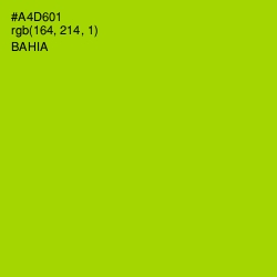 #A4D601 - Bahia Color Image