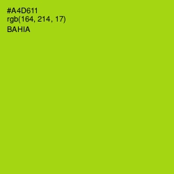 #A4D611 - Bahia Color Image