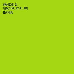 #A4D612 - Bahia Color Image