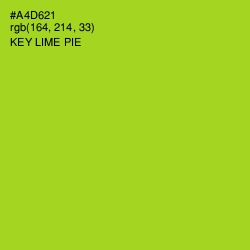 #A4D621 - Key Lime Pie Color Image