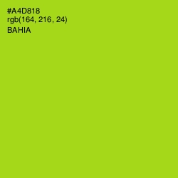 #A4D818 - Bahia Color Image