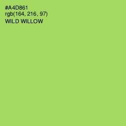 #A4D861 - Wild Willow Color Image