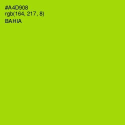 #A4D908 - Bahia Color Image