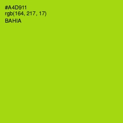 #A4D911 - Bahia Color Image