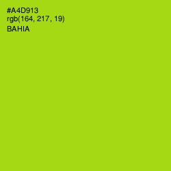 #A4D913 - Bahia Color Image