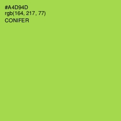 #A4D94D - Conifer Color Image