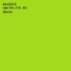 #A4DA1E - Bahia Color Image