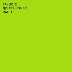 #A4DC12 - Bahia Color Image