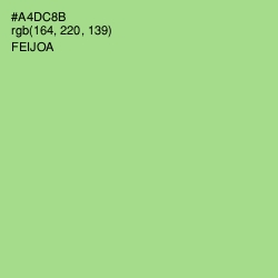 #A4DC8B - Feijoa Color Image