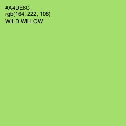 #A4DE6C - Wild Willow Color Image