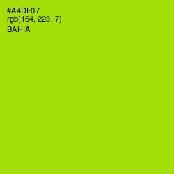 #A4DF07 - Bahia Color Image