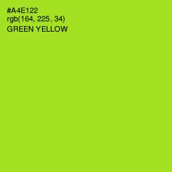#A4E122 - Green Yellow Color Image