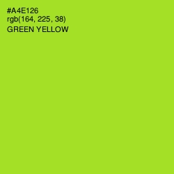 #A4E126 - Green Yellow Color Image