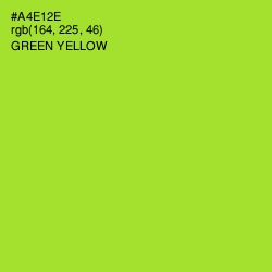 #A4E12E - Green Yellow Color Image