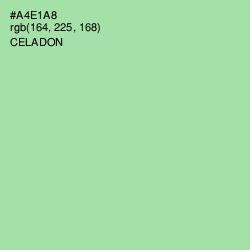 #A4E1A8 - Celadon Color Image