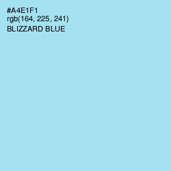 #A4E1F1 - Blizzard Blue Color Image