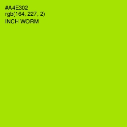 #A4E302 - Inch Worm Color Image