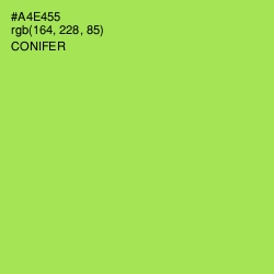 #A4E455 - Conifer Color Image