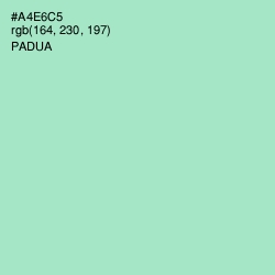 #A4E6C5 - Padua Color Image
