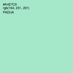 #A4E7C9 - Padua Color Image